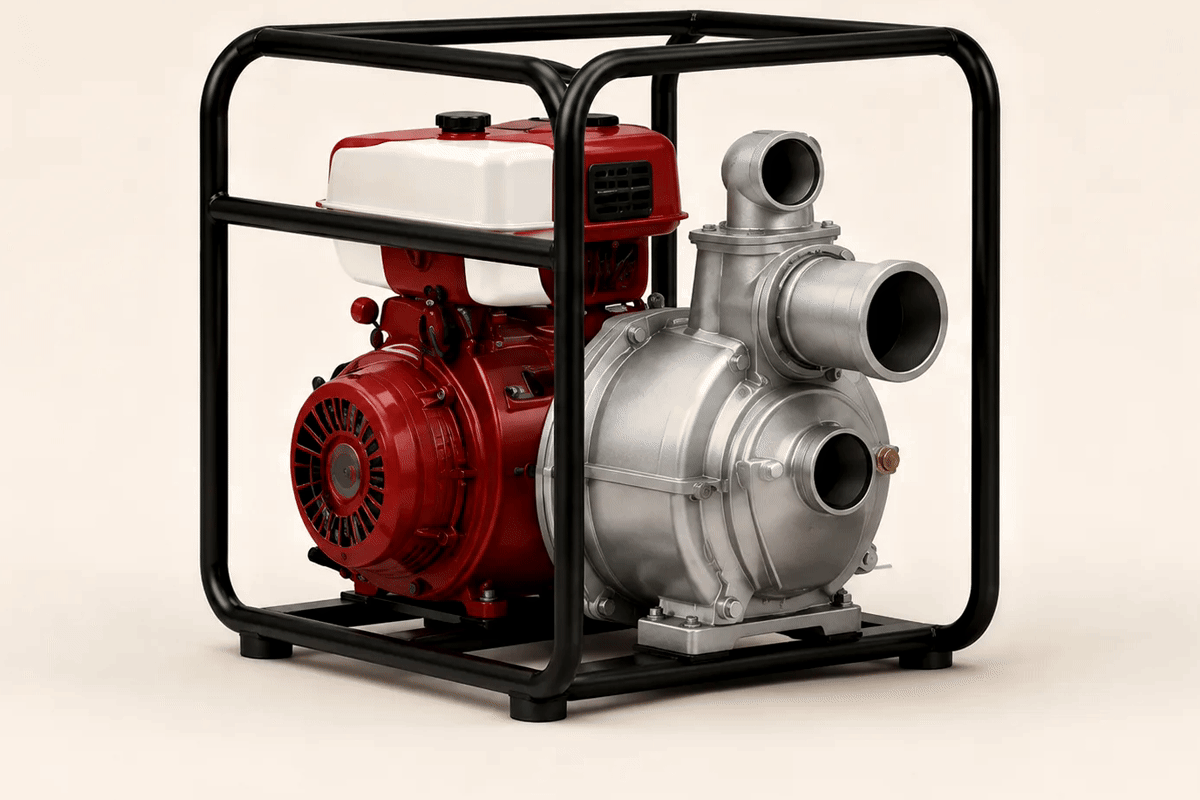 IX-AG-MP30 Portable Water Pump machinery in its operating environment