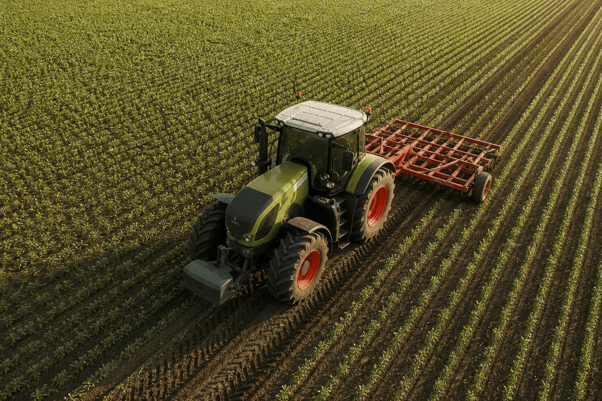 IX-AG-TR90 Farm Tractor machinery in its operating environment