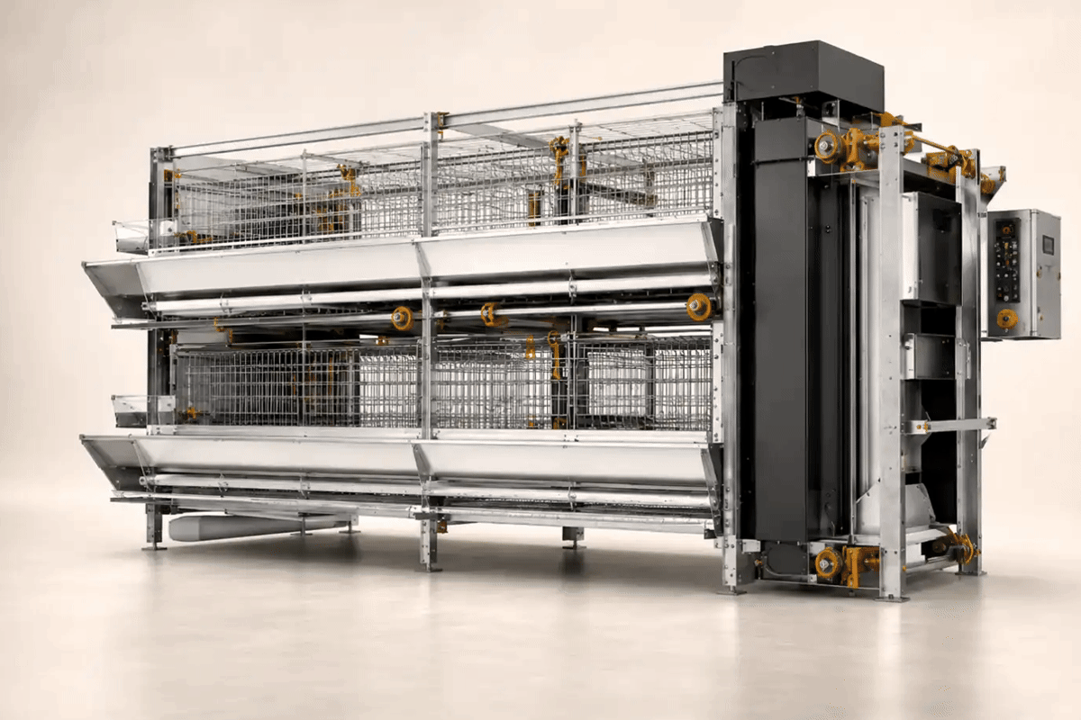 IX-BR50 Breeder Cage System machinery in its operating environment