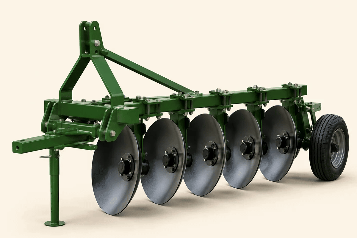 IX-IMP-DP16 16-Disc Plough machinery in its operating environment