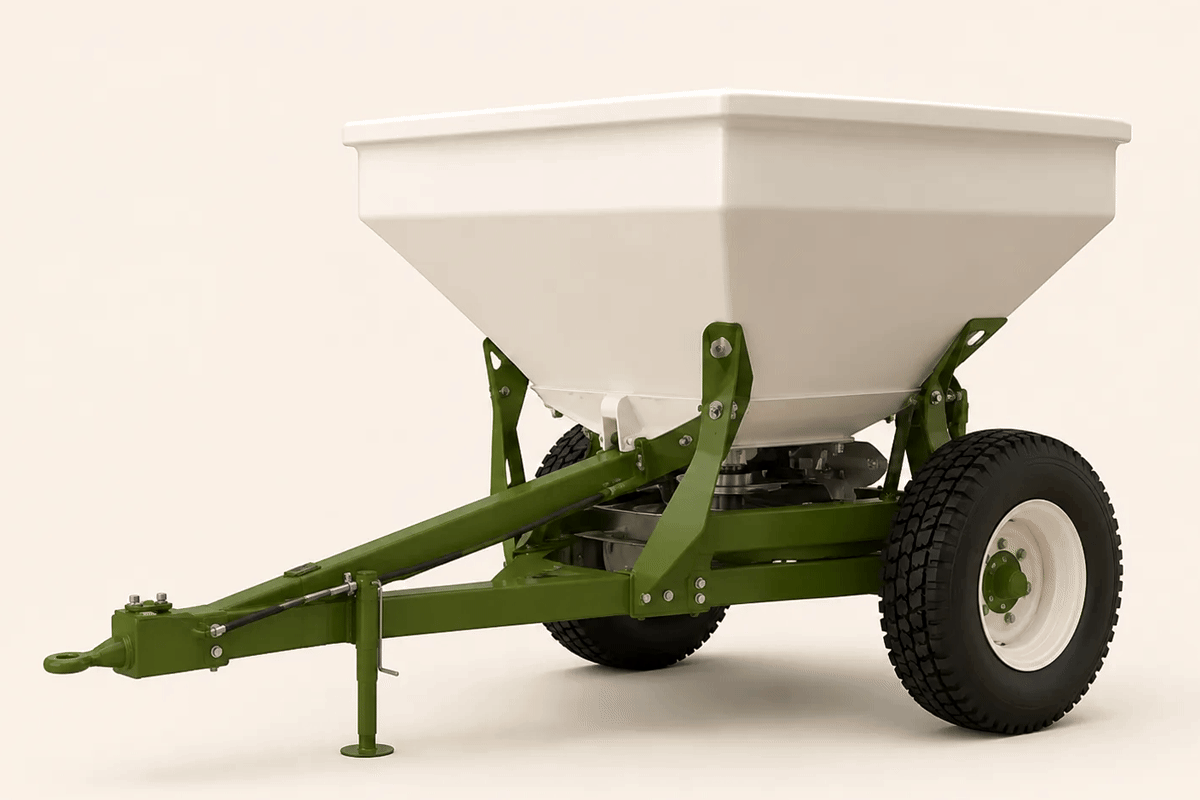 IX-IMP-FS800 Fertilizer Spreader machinery in its operating environment