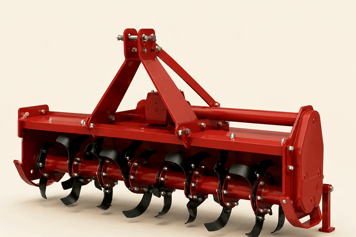 IX-IMP-RT180 Rotary Tiller machinery in its operating environment