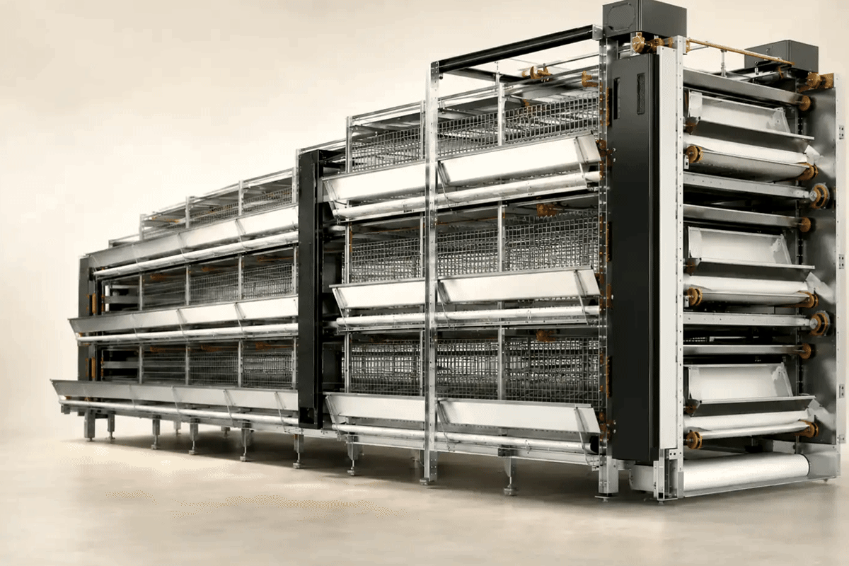 IX-L60 Layer Cage System machinery in its operating environment