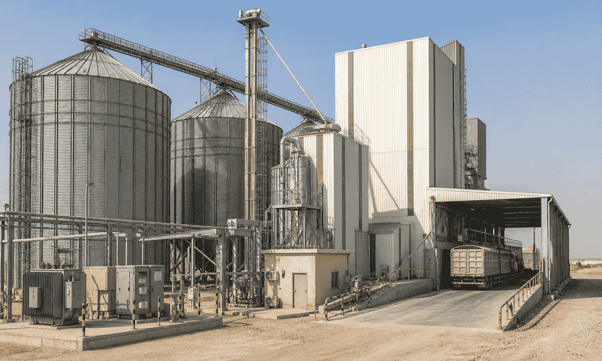 Feed mill and silo automation — representative project planning visual